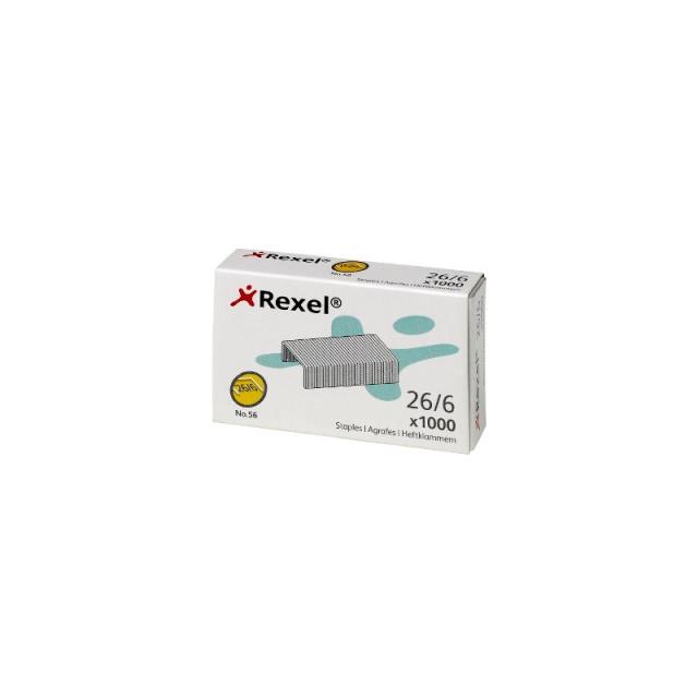 Rexel - Grapas nº 56 (26/6) - Caja 1000 u.