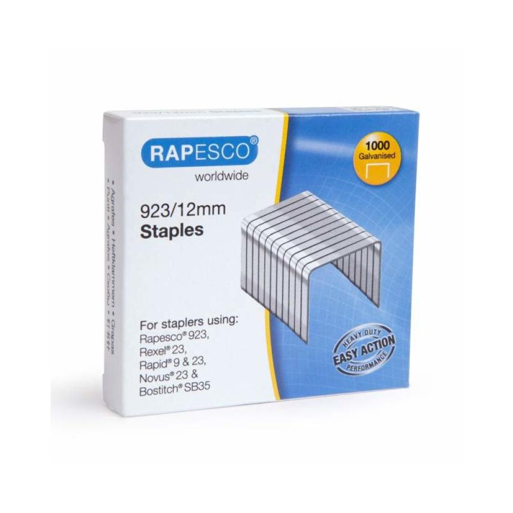 Rapesco - 1238 grapa Paquete de grapas 1000 grapas