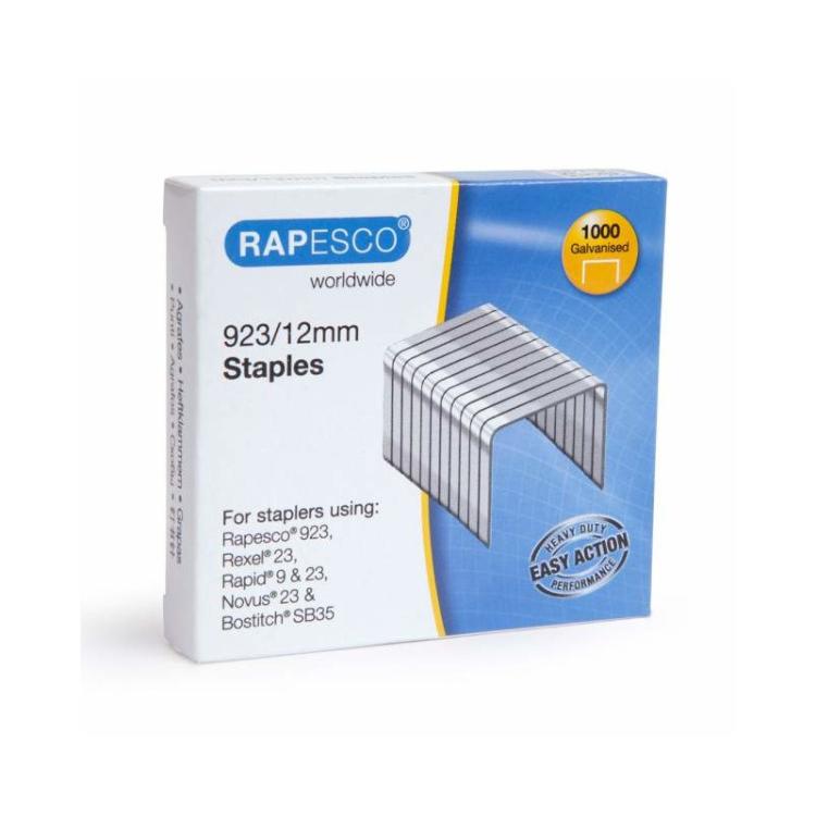 Rapesco - 1238 grapa Paquete de grapas 1000 grapas