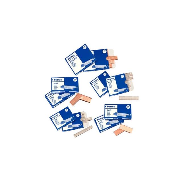 Petrus - 623386 grapa Paquete de grapas 1000 grapas