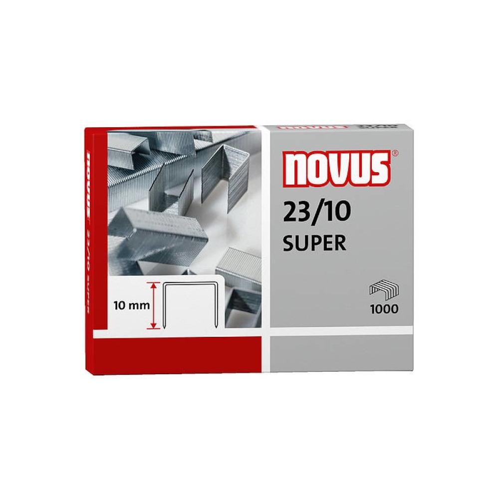 Novus - 23/10 SUPER Paquete de grapas 1000 grapas