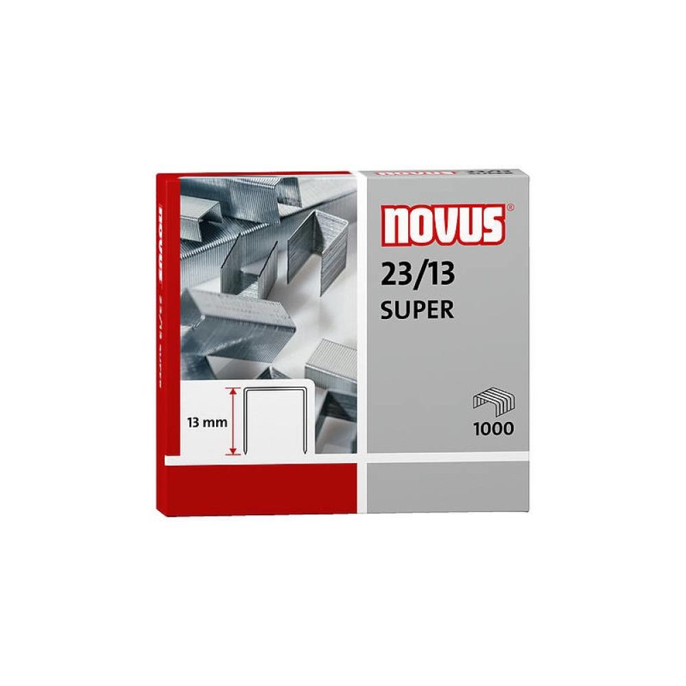 Novus - 23/13 SUPER Paquete de grapas 1000 grapas