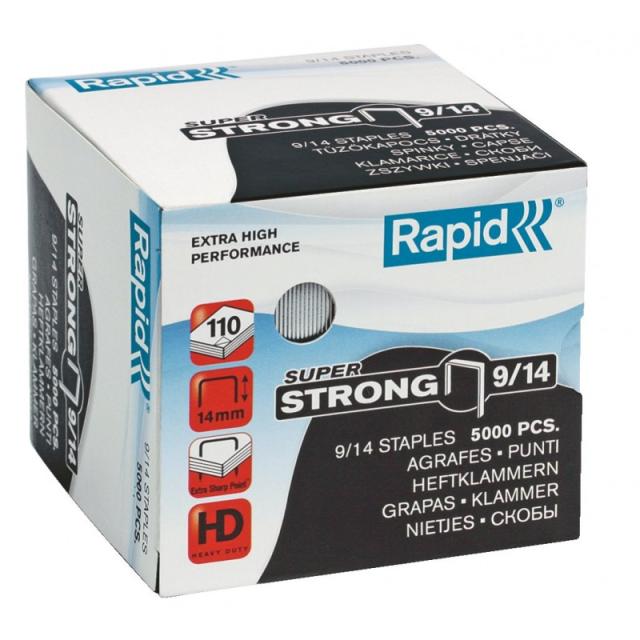 Rapid - 9/14 Paquete de grapas 5000 grapas