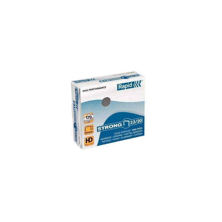 Rapid - 23/20 Paquete de grapas 1000 grapas