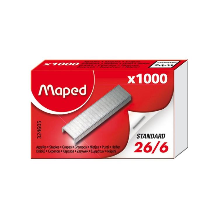 Maped - M324605 Paquete de grapas 1000 grapas