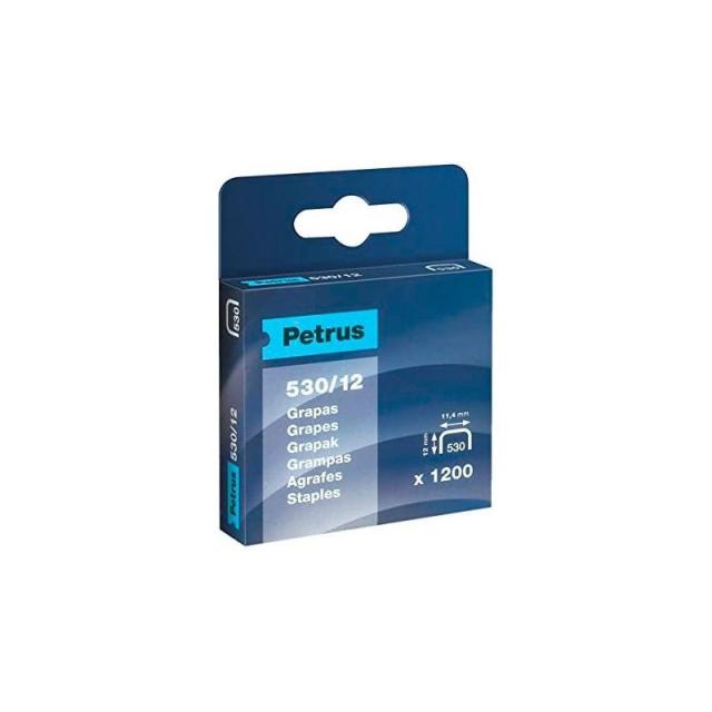 Petrus - CAJA 1200U. GRAPAS PETRUS 530/12 COBREADAS