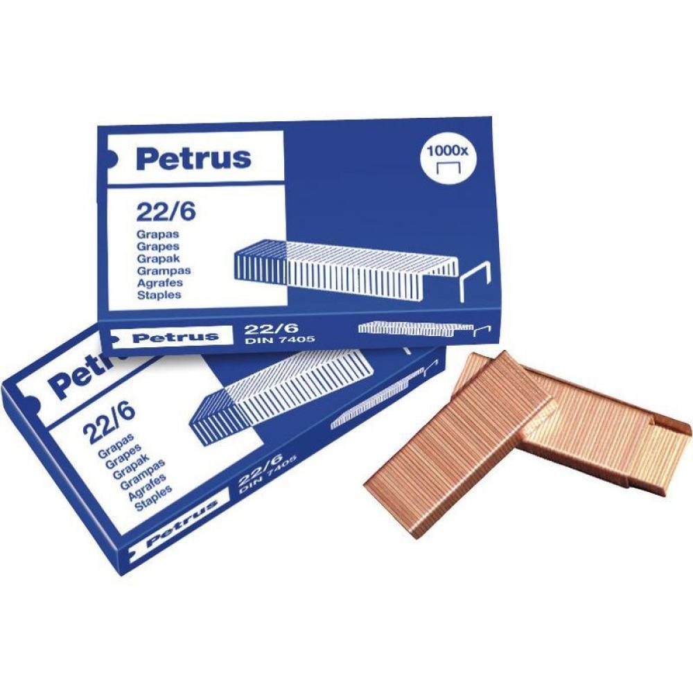 Petrus - PET C.1000 GRAPAS 22/6 GALVAN.55723 - 25 Unidades