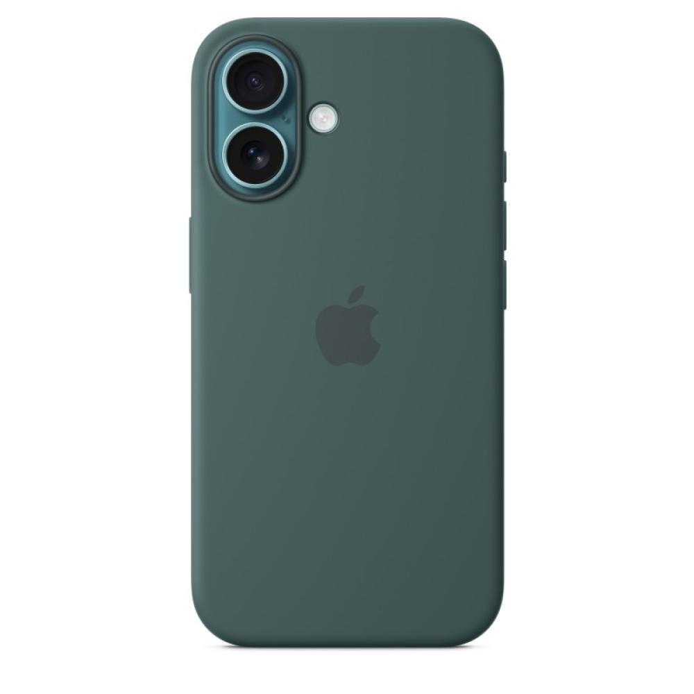 Apple - Funda de silicona con MagSafe para el iPhone 16 - Verde lago