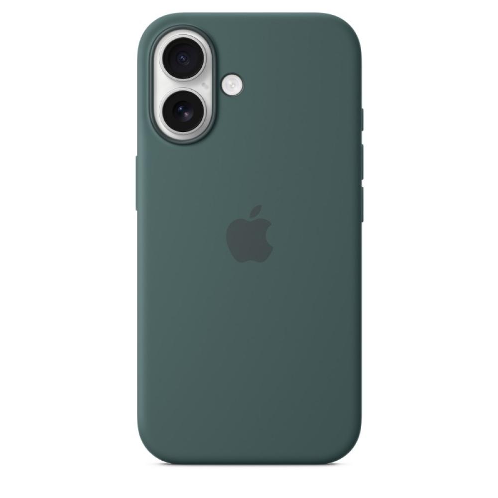 Apple - Funda de silicona con MagSafe para el iPhone 16 - Verde lago