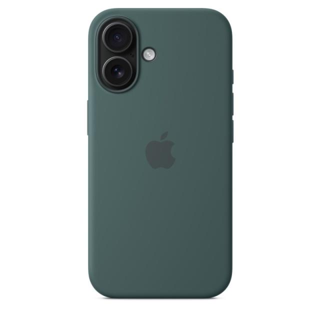 Apple - Funda de silicona con MagSafe para el iPhone 16 - Verde lago