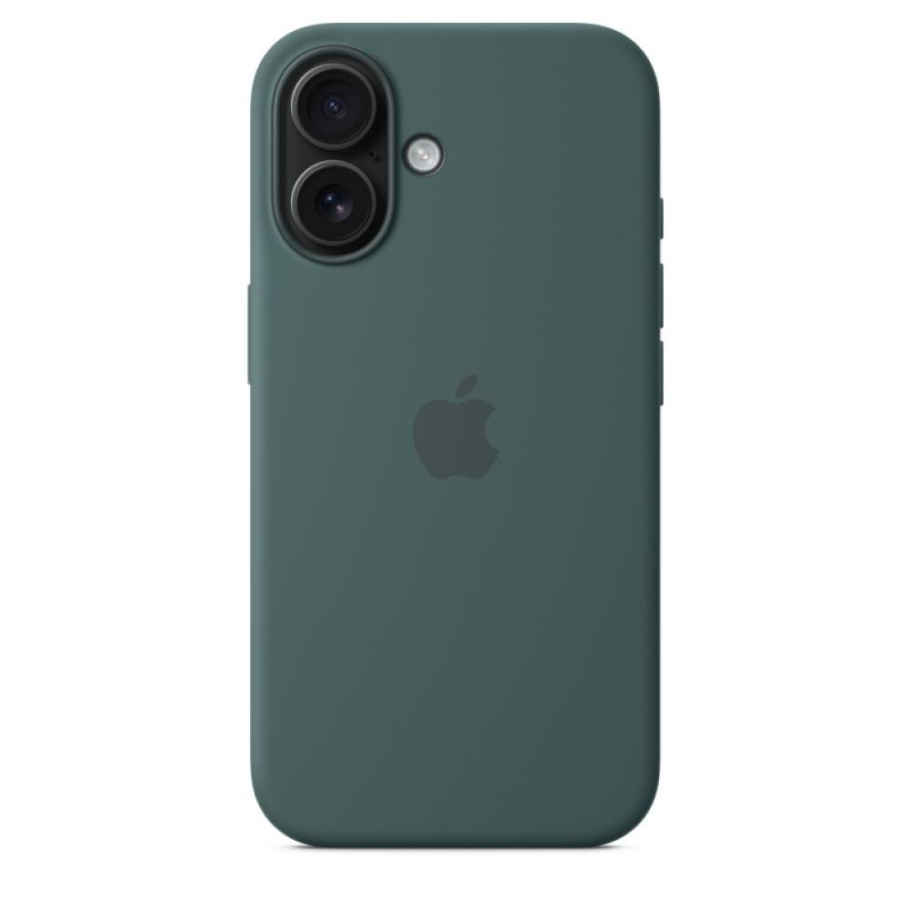Apple - Funda de silicona con MagSafe para el iPhone 16 - Verde lago