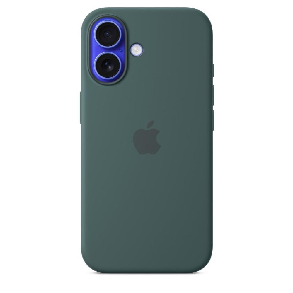 Apple - Funda de silicona con MagSafe para el iPhone 16 - Verde lago