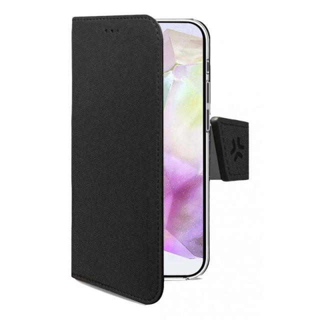 Celly - WALLY funda para teléfono móvil 17 cm (6.7") Funda cartera Negro - WALLY1118