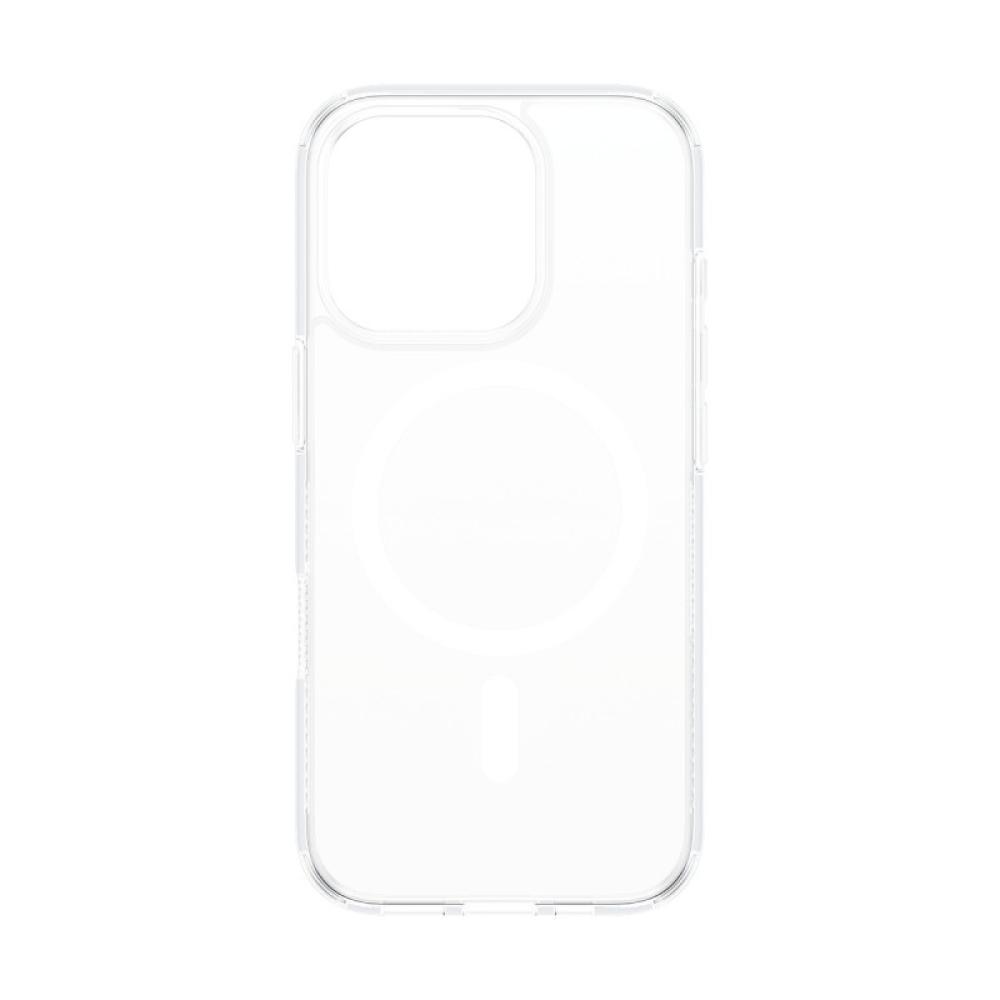 PanzerGlass - HardCase Transparent w. White MagSafe iPhone 16 Pro funda para teléfono móvil Transparente