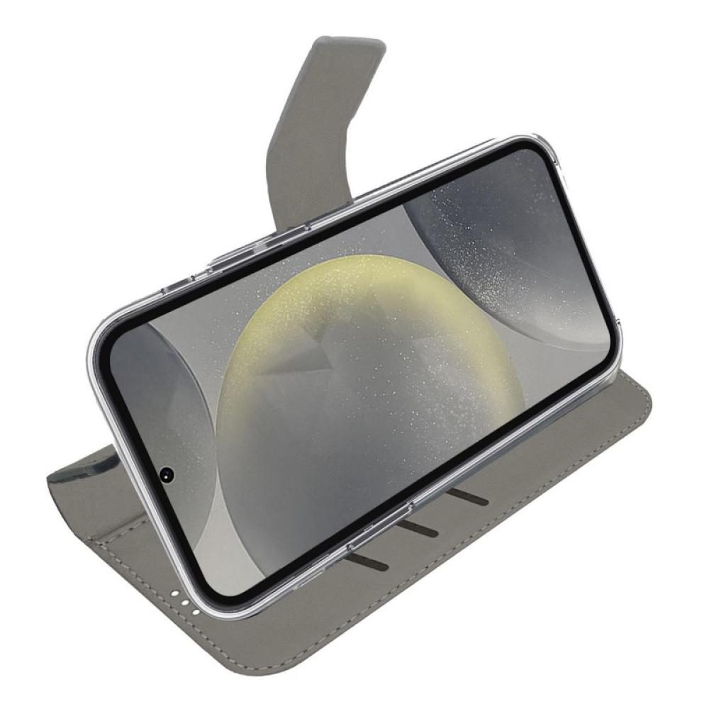 Celly - WALLY1164 funda para teléfono móvil 17 cm (6.7") Funda cartera Negro