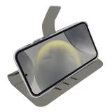 Celly - WALLY1164 funda para teléfono móvil 17 cm (6.7") Funda cartera Negro