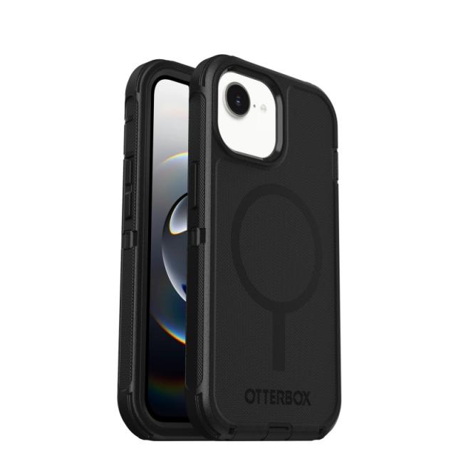 OtterBox - Defender Series para MagSafe para Apple iPhone 17e/16e/15/14/13, negro