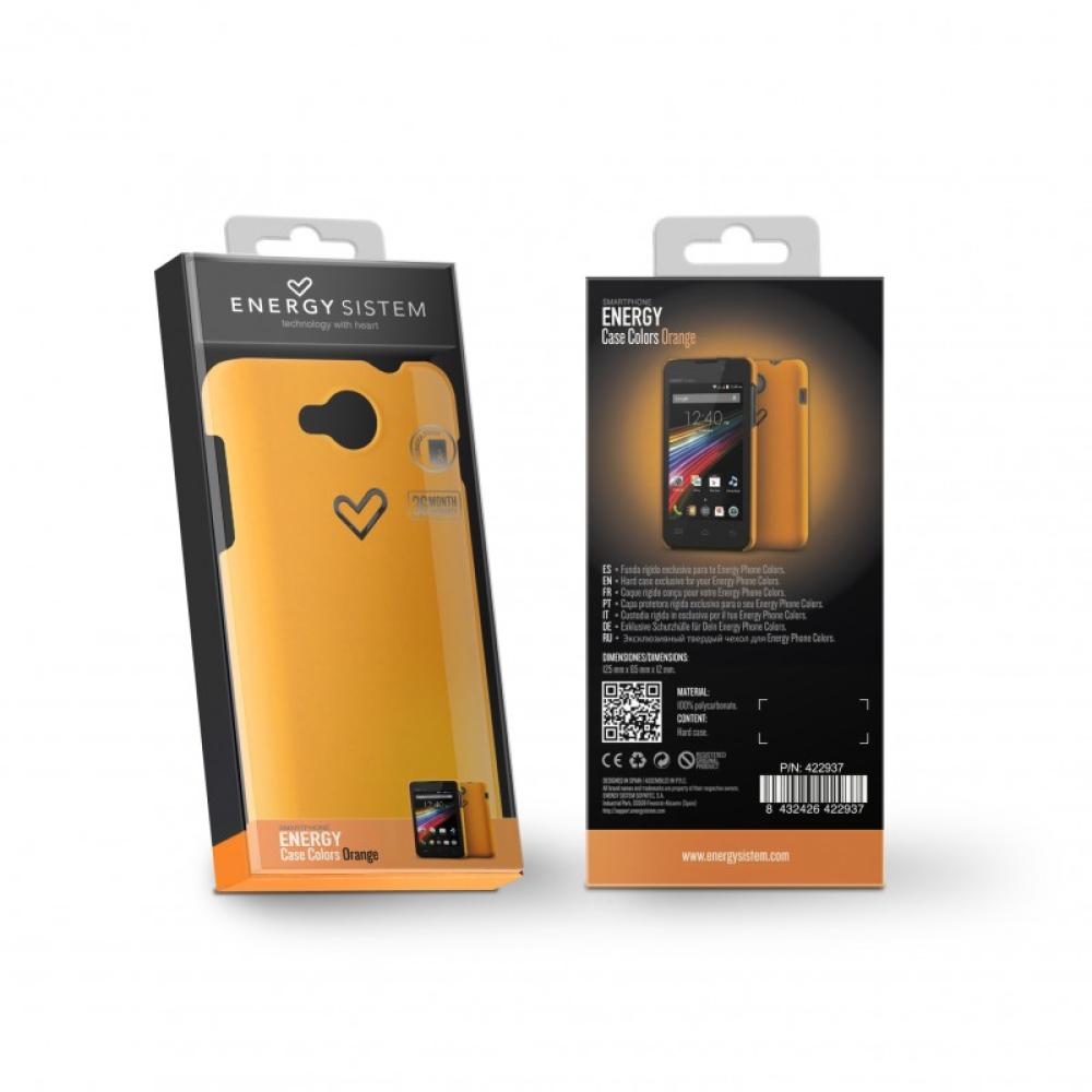 Energy Sistem - 422937 funda para teléfono móvil Folio Naranja
