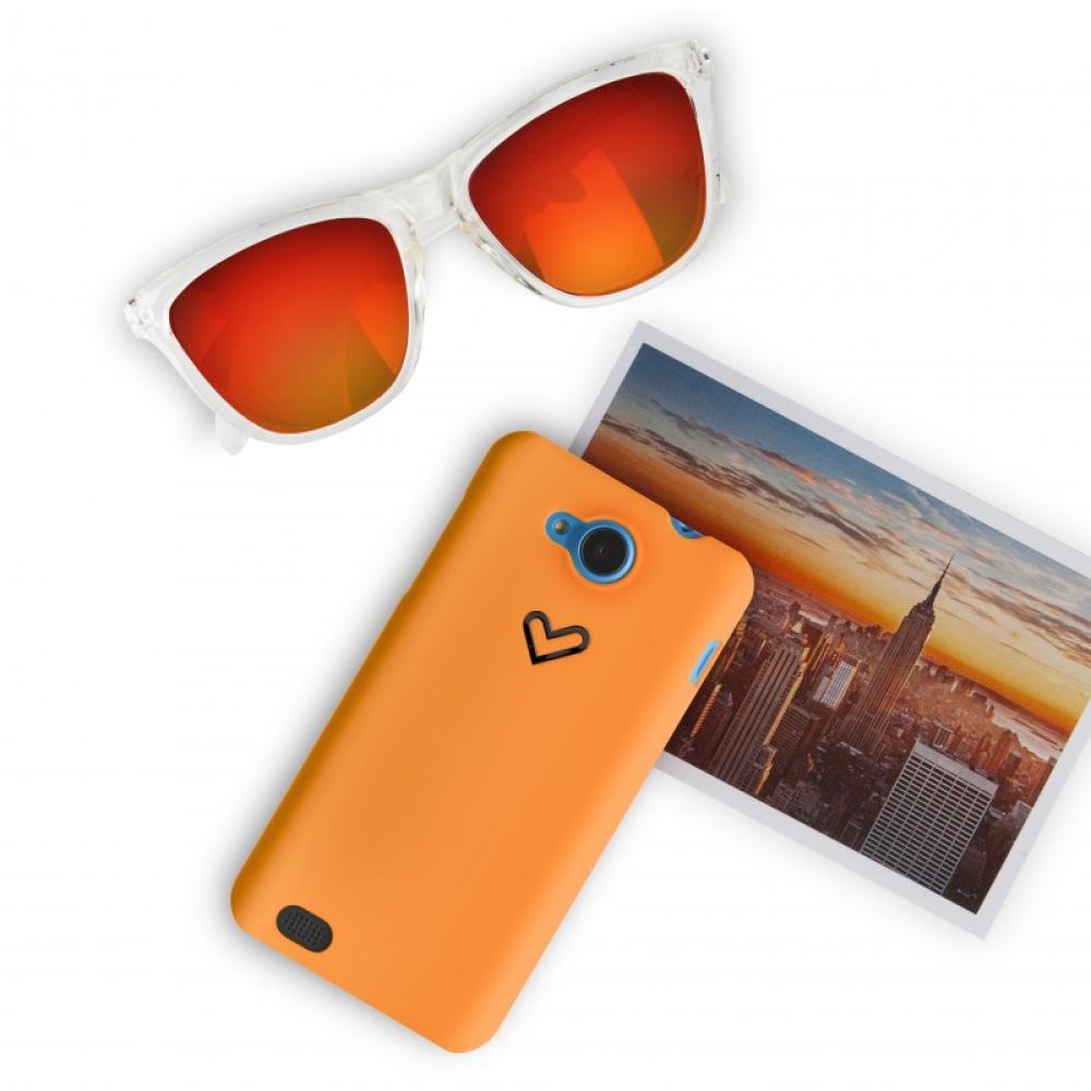 Energy Sistem - 422937 funda para teléfono móvil Folio Naranja