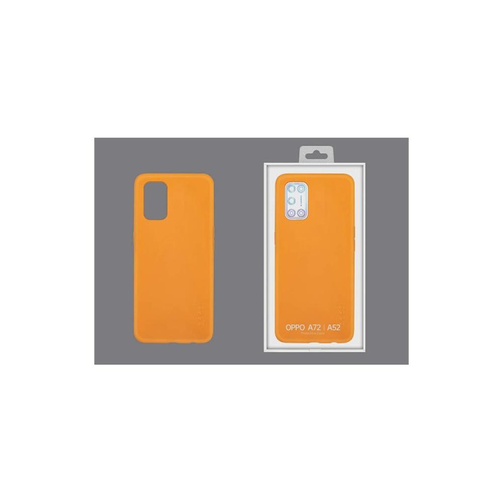 Sin Marca - OPPO LIQUID SILICON CASE A52/A72 NARANJA