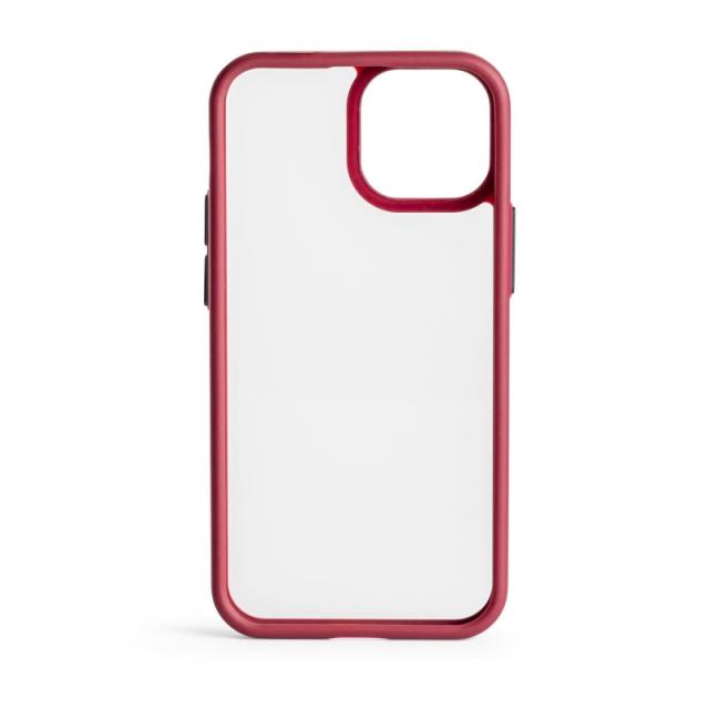 Techair - Classic essential funda para teléfono móvil 13,7 cm (5.4") Rojo, Transparente