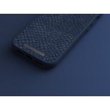 Njord byELEMENTS - Salmon Leather Magsafe Case - iPhone 14 Plus - Blue