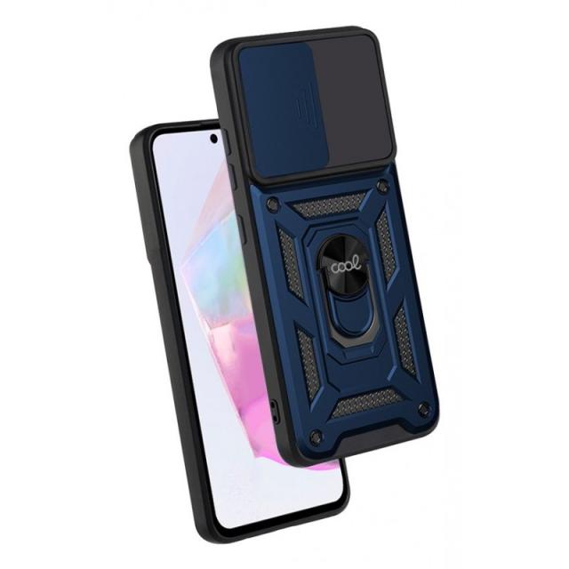 COOL Accesorios - Hard Ring funda para teléfono móvil 16,8 cm (6.6") Negro, Azul