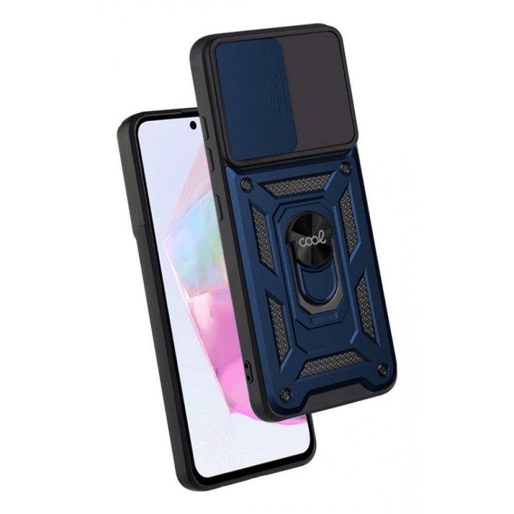 COOL Accesorios - Hard Ring funda para teléfono móvil 16,8 cm (6.6") Negro, Azul