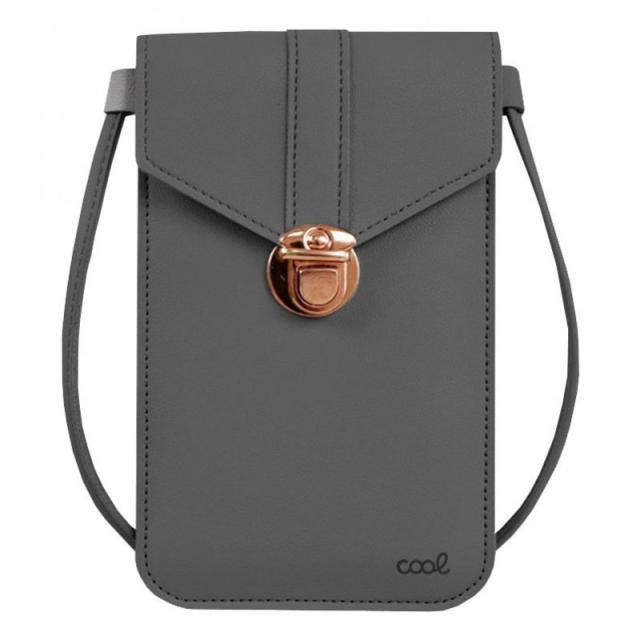 COOL Accesorios - 8434847056159 funda para teléfono móvil 17 cm (6.7") Funda cartera Gris Oscuro