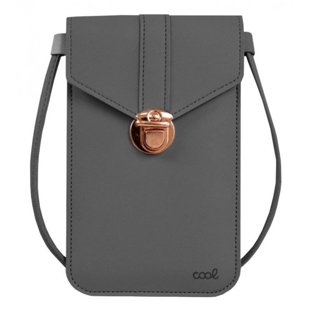 COOL Accesorios - 8434847056159 funda para teléfono móvil 17 cm (6.7") Funda cartera Gris Oscuro