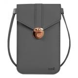 COOL Accesorios - 8434847056159 funda para teléfono móvil 17 cm (6.7") Funda cartera Gris Oscuro