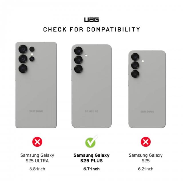 Urban Armor Gear - Plyo Pro funda para teléfono móvil 17 cm (6.7") Plata, Transparente