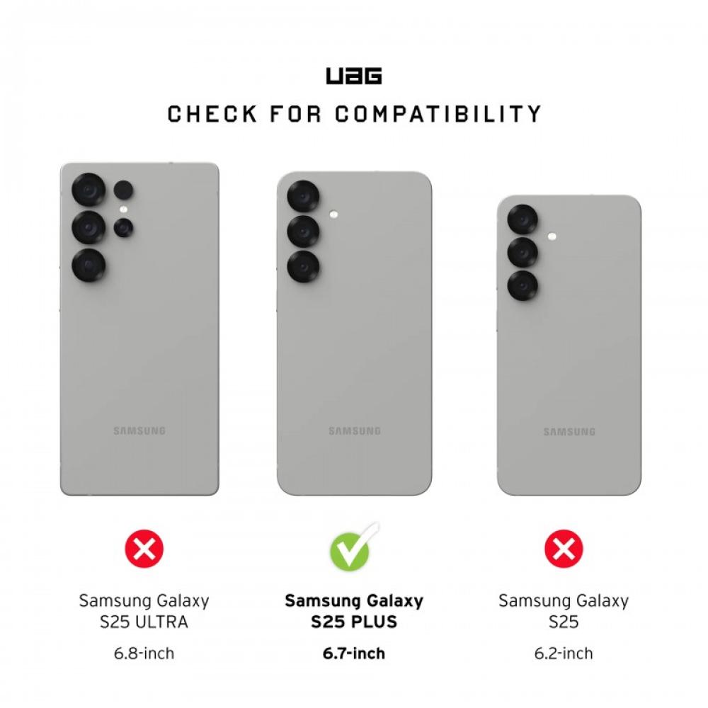 Urban Armor Gear - Plyo Pro funda para teléfono móvil 17 cm (6.7") Plata, Transparente