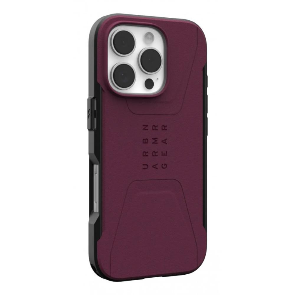 Urban Armor Gear - Civilian funda para teléfono móvil 16 cm (6.3") Burdeos
