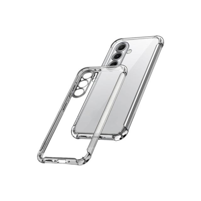 Ksix - B8697FTP00 funda para teléfono móvil 17 cm (6.7") Plata, Transparente