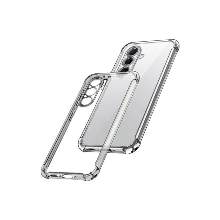 Ksix - B8697FTP00 funda para teléfono móvil 17 cm (6.7") Plata, Transparente