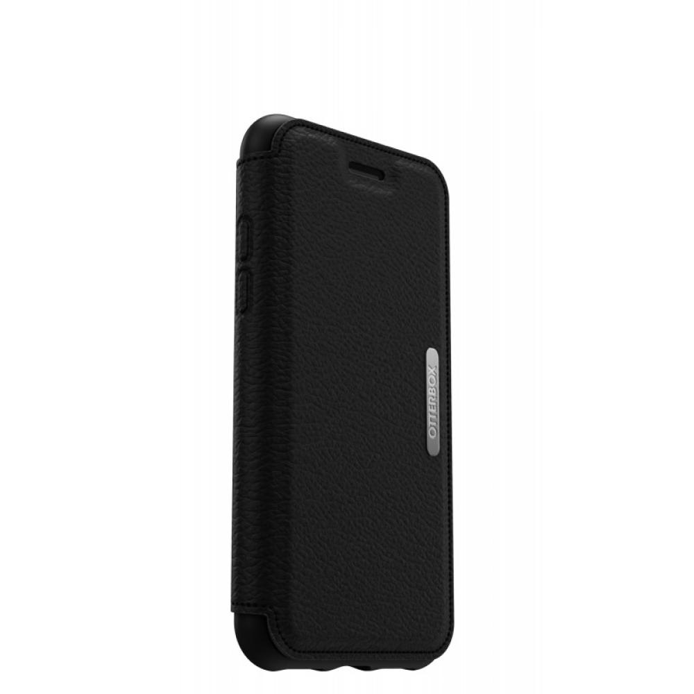 OtterBox - Strada Folio Series para Apple iPhone SE (2nd gen)/8/7, negro