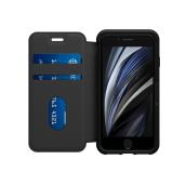 OtterBox - Strada Folio Series para Apple iPhone SE (2nd gen)/8/7, negro