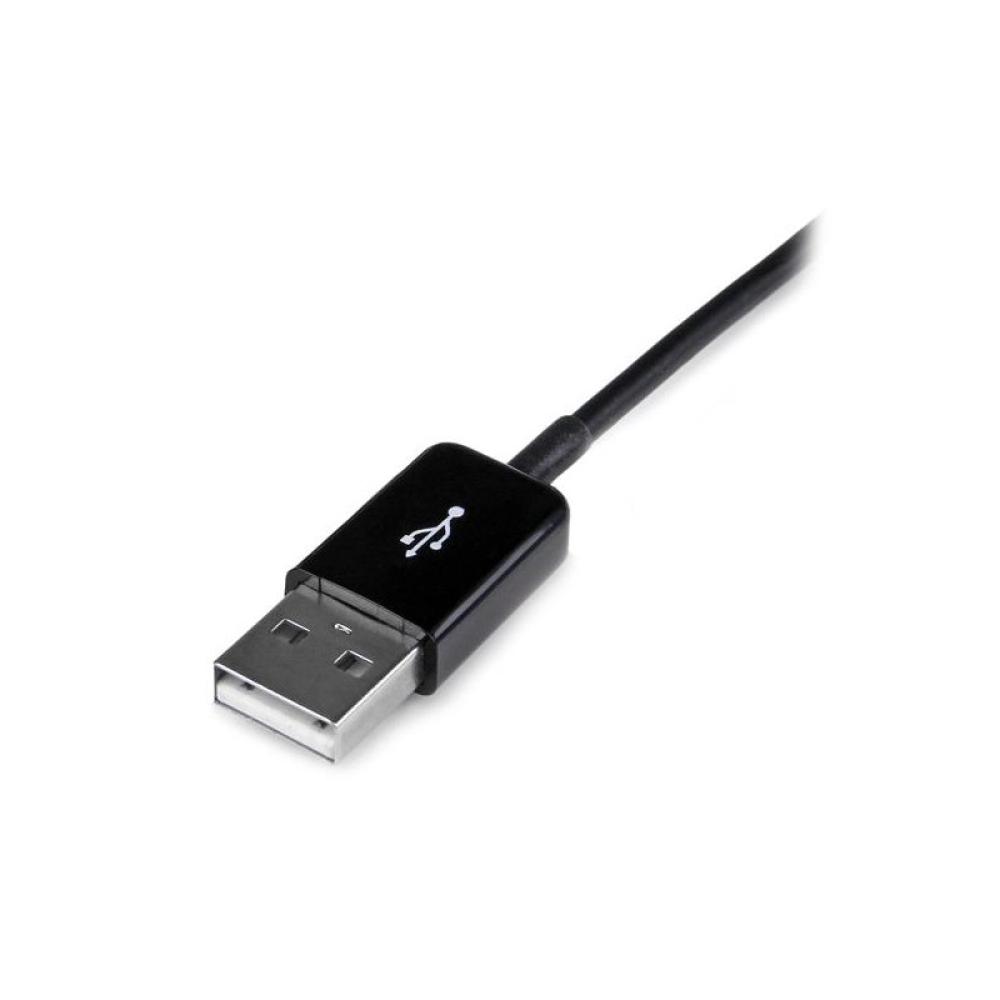 StarTech.com - Cable Adaptador 2m Conector Dock USB para Samsung Galaxy Tab - Negro - USB A Macho