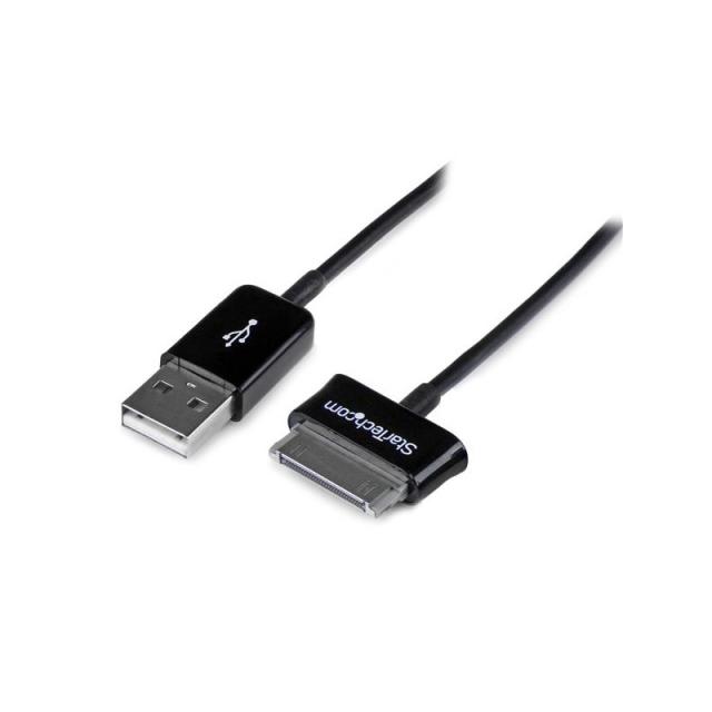 StarTech.com - Cable Adaptador 2m Conector Dock USB para Samsung Galaxy Tab - Negro - USB A Macho