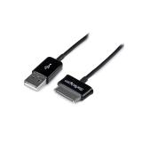 StarTech.com - Cable Adaptador 2m Conector Dock USB para Samsung Galaxy Tab - Negro - USB A Macho