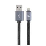 Gembird - CCB-MUSB2B-AMLM-6 cable de teléfono móvil Negro 1,8 m USB A Lightning