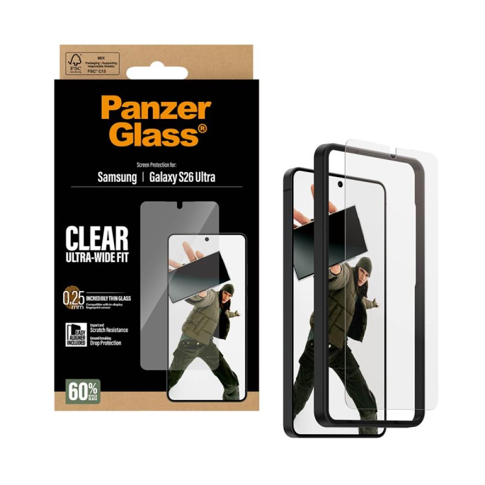 PanzerGlass - Screen Protector Samsung Galaxy S26 Ultra / Ultra-Wide Fit w. EasyAligner Protector de pantalla 1 pieza(s)