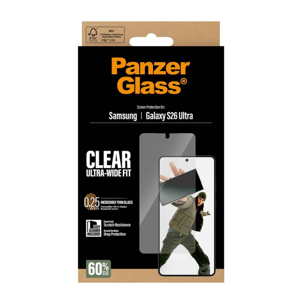 PanzerGlass - Screen Protector Samsung Galaxy S26 Ultra / Ultra-Wide Fit w. EasyAligner Protector de pantalla 1 pieza(s)