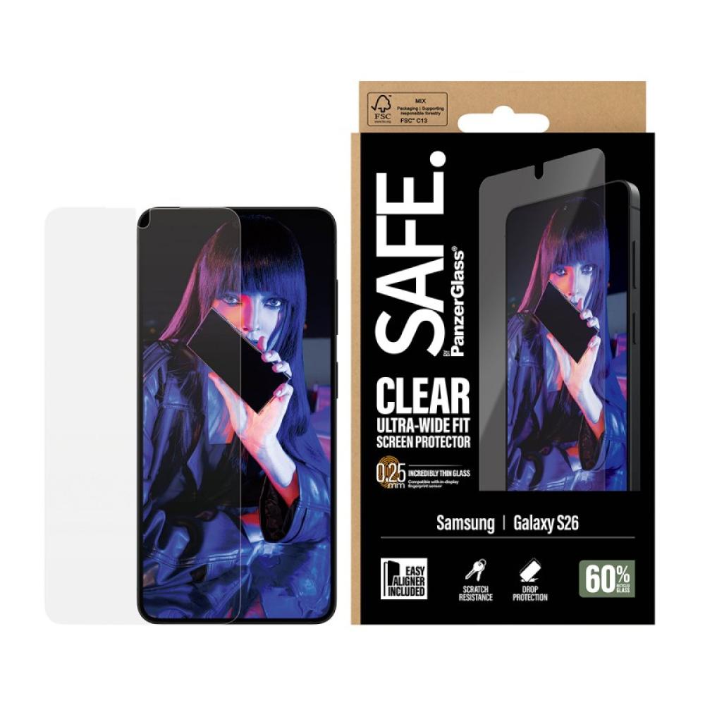 PanzerGlass - SAFE. by ® Screen Protector Samsung Galaxy S26 / Ultra-Wide Fit w. EasyAligner Protector de pantalla 1 pieza(s)