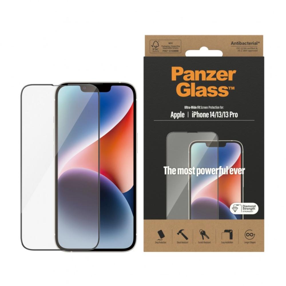 PanzerGlass - Screen Protector iPhone 14 / 13 / 13 Pro / Ultra-Wide Fit Protector de pantalla Apple 1 pieza(s)