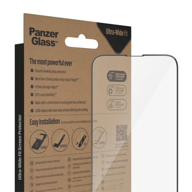 PanzerGlass - Screen Protector iPhone 14 / 13 / 13 Pro / Ultra-Wide Fit Protector de pantalla Apple 1 pieza(s)