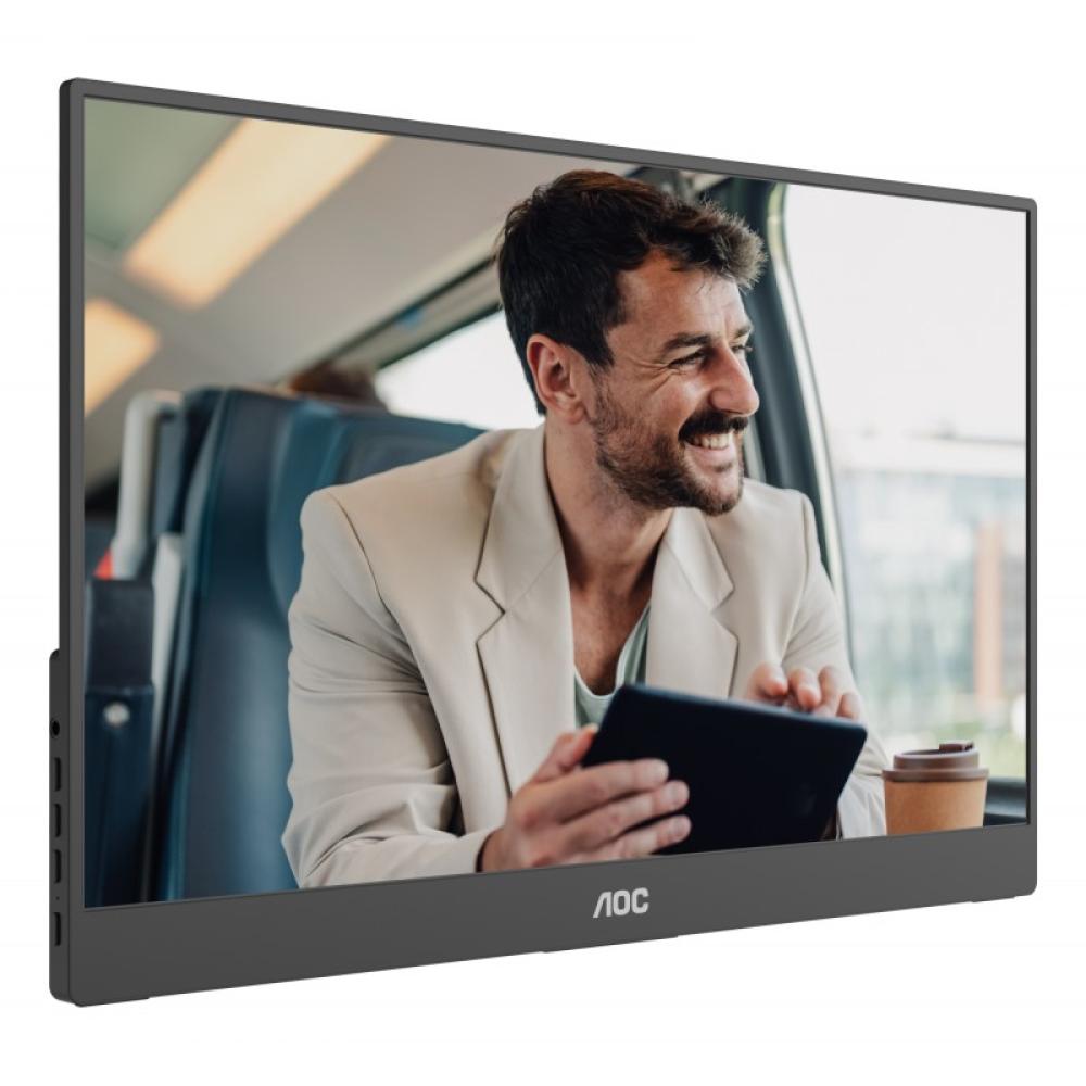 AOC - 16T20E2 monitor o TV portátil Monitor portátil Negro 39,6 cm (15.6") LED 1920 x 1080 Pixeles