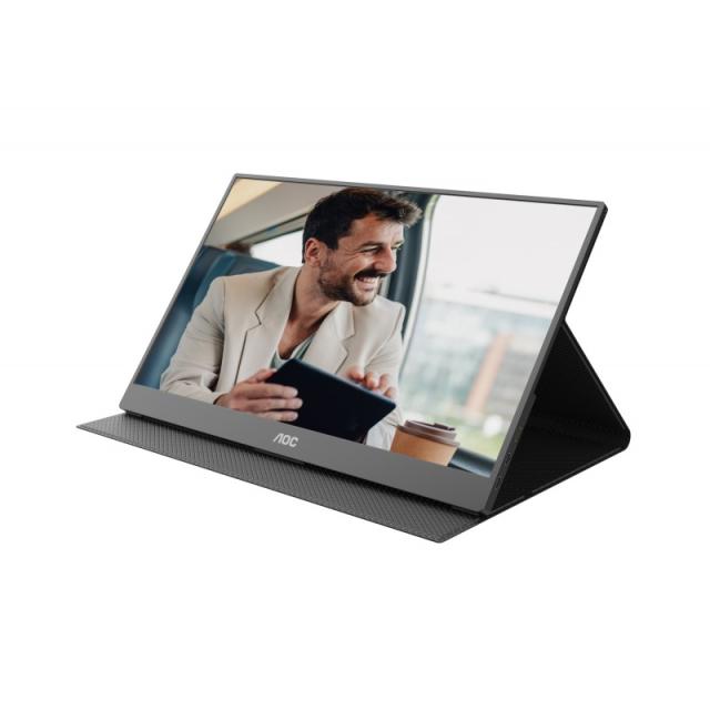 AOC - 16T20E2 monitor o TV portátil Monitor portátil Negro 39,6 cm (15.6") LED 1920 x 1080 Pixeles