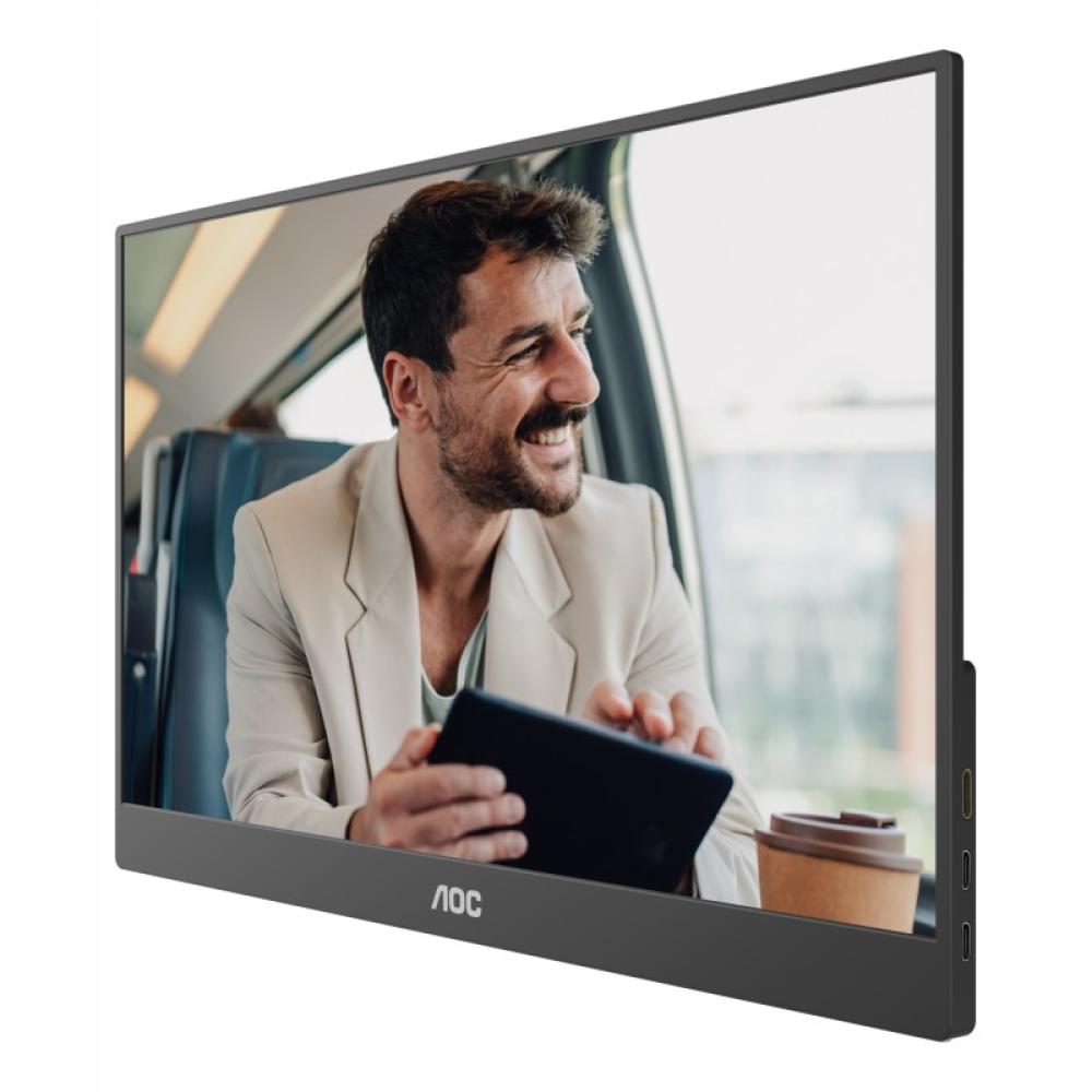 AOC - 16T20E2 monitor o TV portátil Monitor portátil Negro 39,6 cm (15.6") LED 1920 x 1080 Pixeles